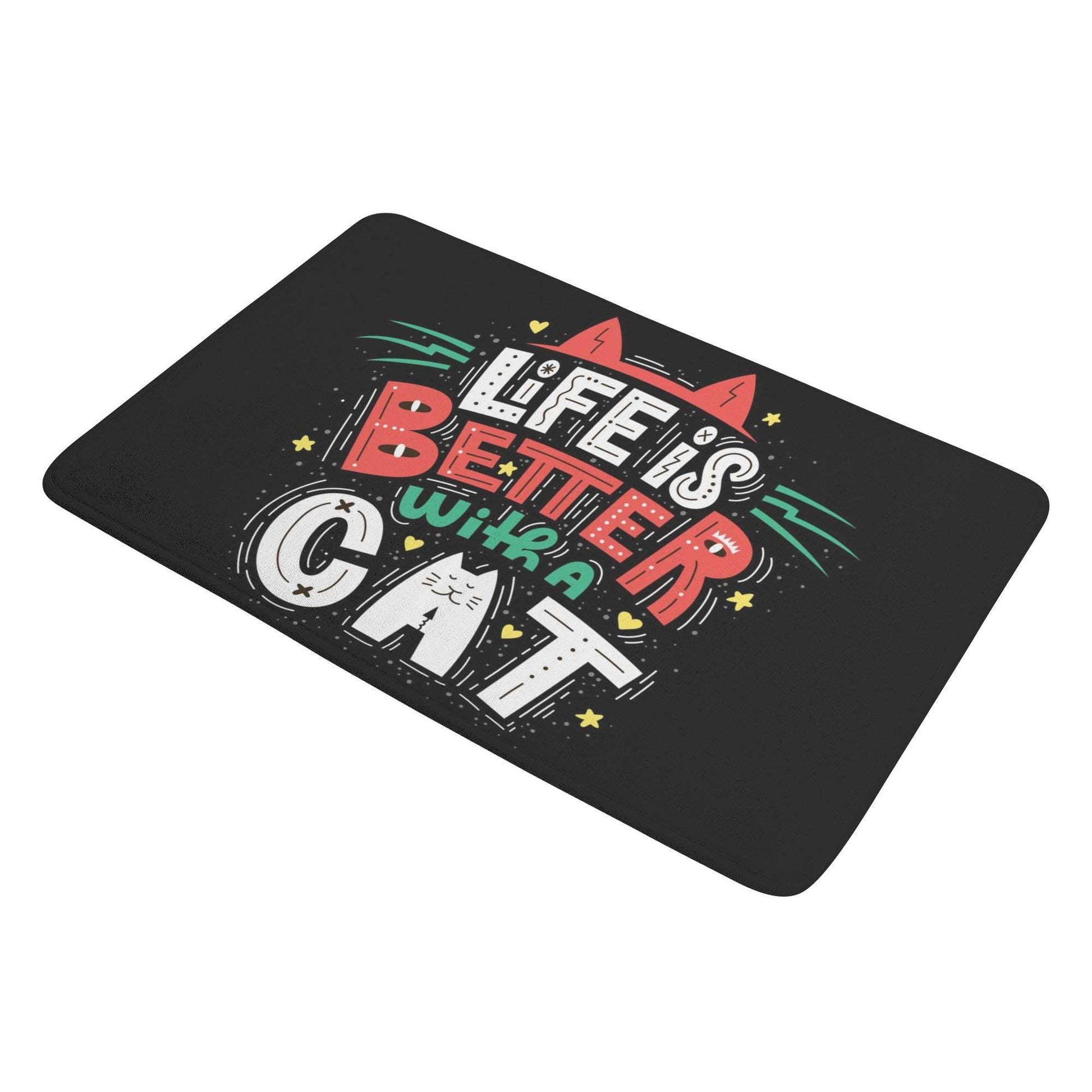 Life Is Better With A Cat Pet Mat