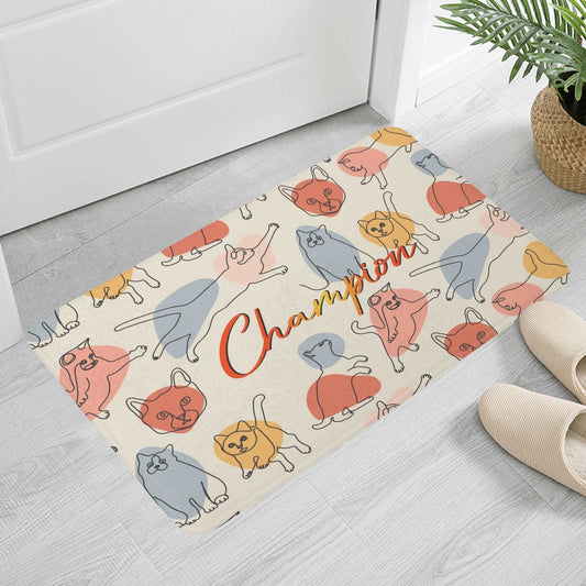 Draw-line Cats Pet Food Mat