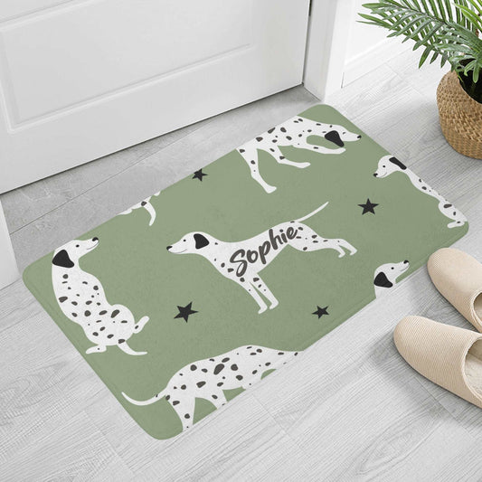 Cute Dalmatian Pattern Pet Food Mat