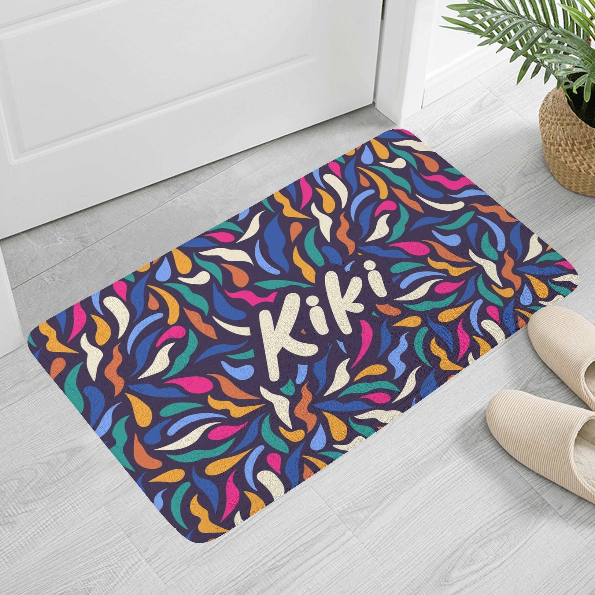 Beautiful Abstract Pattern Pet Food Mat