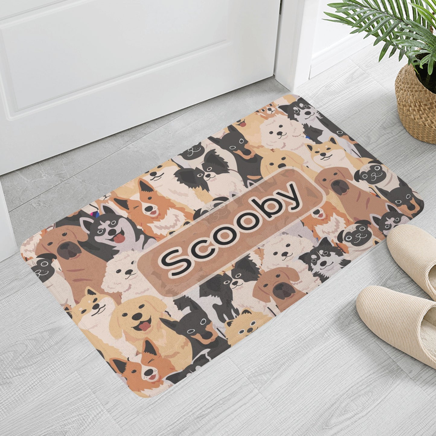 Cute and Adorable Dog Doodle Pet Mat