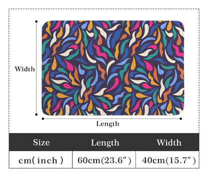 Beautiful Abstract Pattern Pet Food Mat