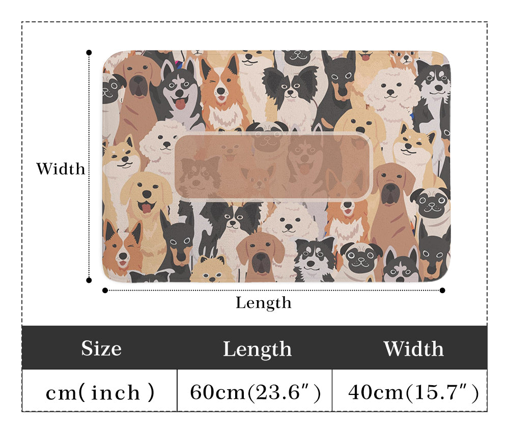 Cute and Adorable Dog Doodle Pet Mat